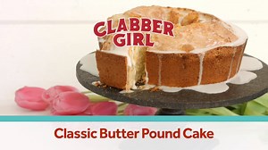 2.2K views · 18 reactions | Learn how to bake this elegant but simple Classic Butter Pound Cake with a Powdered Sugar Glaze. Get recipe here https://www.clabbergirl.com/recipe-details/?recipe=NTc5 | All About Baking | Facebook