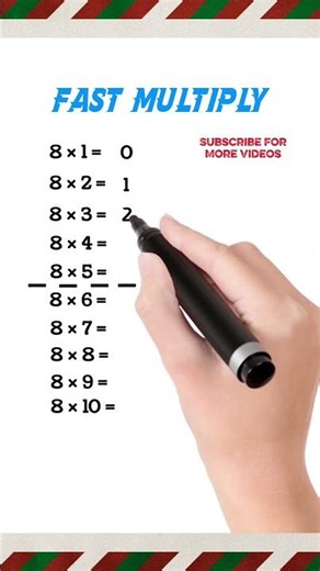 Fast Multiply Tricks 🤓 #fast multiply trick #fast calculation tricks multiply #fast math tricks