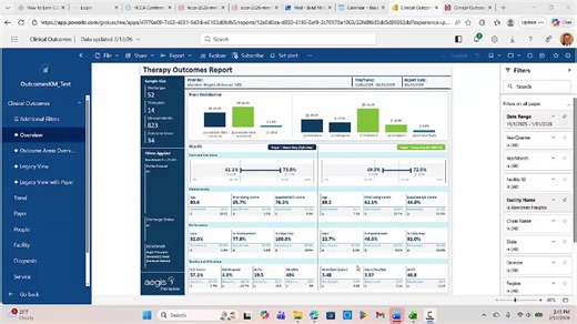 Overview Section of Outcome Report