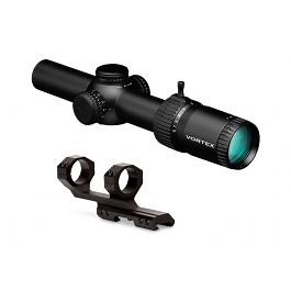Vortex Optics Gen2 Strike Eagle 1-8x scope with illuminated BDC3 reticle, integral throw lever, and ...