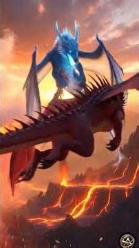 🔥❄️ Epic Fire Dragon vs Ice Dragon Battle - Ancient Father Awakens | 3D CGI Animation