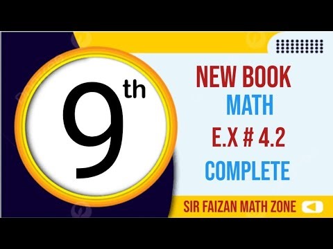 Class 9 Maths Exercise 4.2 Solution | Algebra unit 4