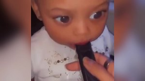 Concern after baby filmed smoking e-cigarette