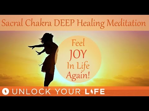Sacral Chakra Healing Meditation; Feel JOY; Remove Blocks to Creativity, Sensuality, Physicality