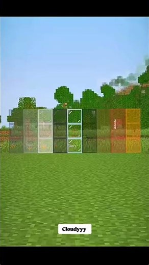 Minecraft old version vs new version