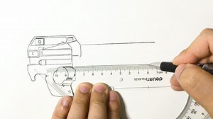 画一款“方形”的冲锋枪，最后画完你肯定认识这款枪