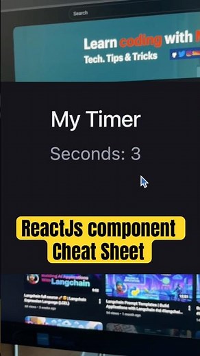 How to create a timer component in ReactJs #reactjs #typescript #javascript
