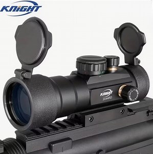 Knight, Tactical Aluminum Alloy 3x44 Red - Green Dot Rifle Scope, Picatinny Rail | eBay