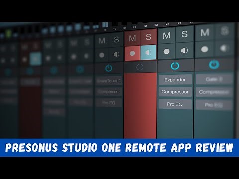 PreSonus Studio One Remote App Review