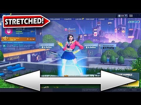 How to GET Stretched Resolution in Fortnite Season 9! *Full Tutorial*