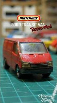 Matchbox Ford Transit Van Restoration 🎥 on my channel #diecast #164scale #toycar #hotwheels #rally