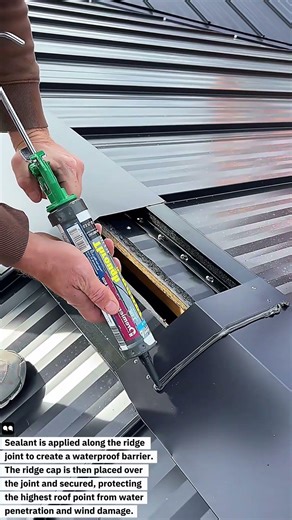 How to Install Metal Roof Ridge Cap Properly | Leak-Proof Finishing