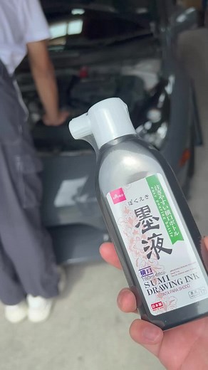 墨汁で塗装出来る？ルーフライニングを墨汁塗装 匂いは無い #fyp #モコ #塗装 #fyp #おすすめ #おすすめにのりたい #内装カスタム
