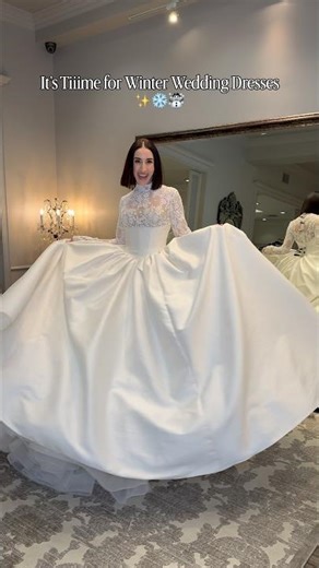 Winter Wedding Dresses ✨❄️☃️