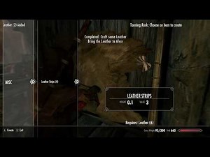 How to Craft Some Leather for Alvor - Skyrim