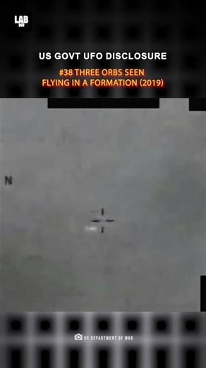 Three Strange UFO Orbs Flying in Perfect Formation Caught on Cam! #shorts #lab360 #ufo #trending