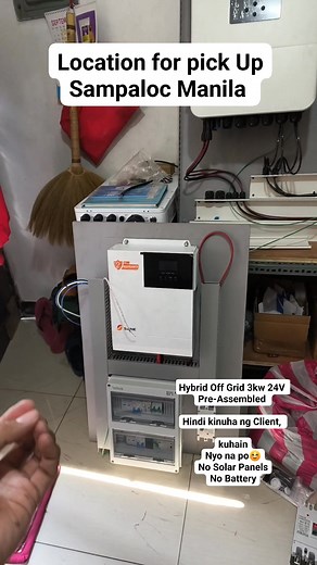 Baka magustohan nyo Hybrid Off Grid 3kw 24V Pre-Assembled ❌No Solar Panels ❌No Battery 💸 40,000 PHP Thank you Jesus 😇🌿🙏 #lifepo4batteries #ThankYouJesus #solarenergy #solarinstallation #ThankYouLord @top fans Kuhain nyo napo | Rey "Dudz"