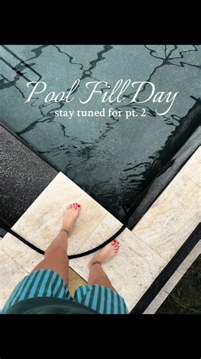Pool Fill Day: Create Your Dream Backyard Oasis