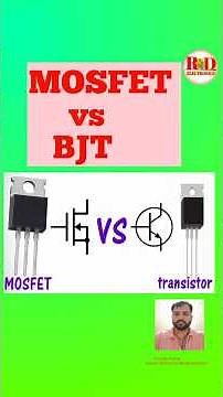Transistors : MOSFET vs BJT #MOSFET #BJT #Electronics #Transistor