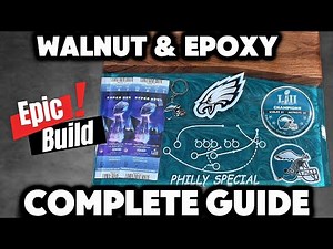 How to Make a Stunning Epoxy & Walnut Display Board! — Step-by-Step