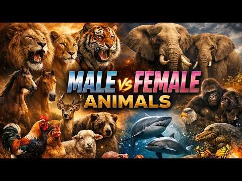 Male vs Female Animals.