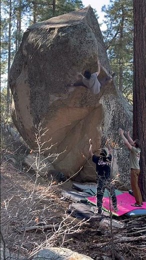 Dose of Thunder V10, Prescott Arizona bouldering #bouldering #climbing