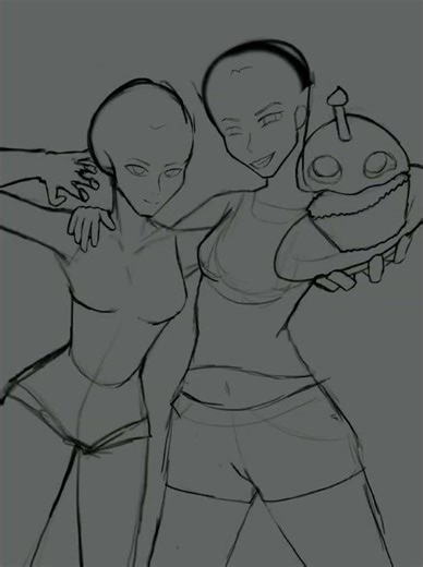 toy chica and mangle speedpaint #shorts