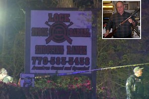 Teen & grandparents killed in gun range shooting as robbers escape with 40 weapons