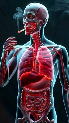 How Cigarette Smoke Destroys Your Organs | Realistic 3D Visualization