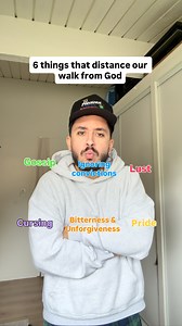 1. Gossip It fractures unity and turns our focus from grace to judgment. 📖 “A perverse person stirs up conflict, and a gossip separates close friends.” — Proverbs 16:28 2. Ignoring Convictions When God speaks and we harden our hearts, intimacy fades. 📖 “Today, if you hear His voice, do not harden your hearts.” — Hebrews 3:15 3. Lust It trains our hearts to crave what God never intended to satisfy us. 📖 “Flee from sexual immorality… your body is a temple of the Holy Spirit.” — 1 Corinthians 6:
