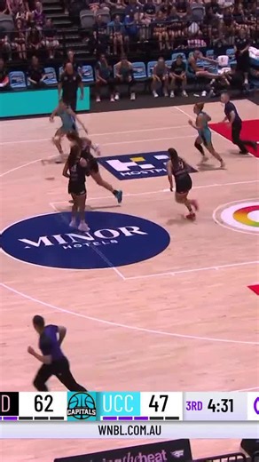 Emme Shearer making a big splash with her first WNBL points 🙌 | University of Canberra Capitals