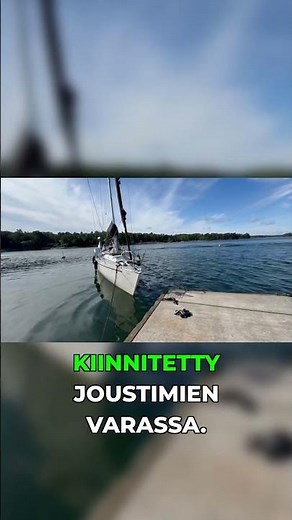 Veneen kiinnitys Särsössä: Vältä mastokolari!