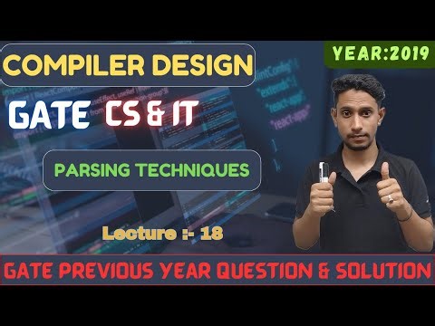 L-18 COMPILER DESIGN GATE PYQ(2019) PART 2