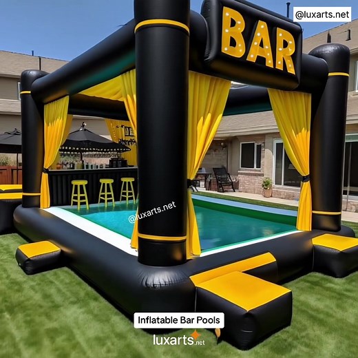 Ultimate Summer Experience with Luxarts Inflatable Bar Pools