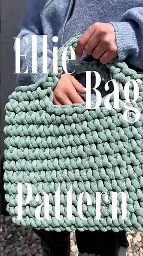Check out our new Basic pattern for Ellie Bag ✨😍 #bobbiny #crochet #bobbinycord