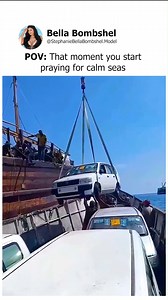 Cruise Ship Vehicle Loading That Feels Risky | Stephanie - Bella Bombshel