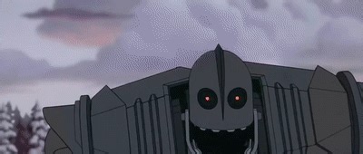 Iron Giant Goes Ballistic - Full Scene on Make a GIF