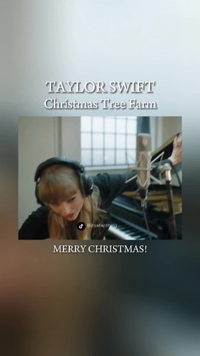 MERRY CHRISTMAS! from @Taylor Swift 'Christmas Tree Farm (Old Timey Version)' Video #TaylorSwift #SwiftTok #ChristmasTreeFarm #SwiftMas #MerrySwiftMas #MerryChristmas #MerryChristmas2024