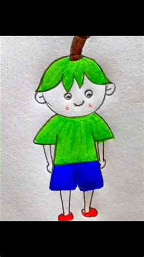 How to Draw a Cute Boy Step by Step (Easy!) #CuteBoyDrawing #shorts
