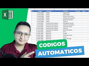 Cómo Generar Códigos Automáticos para Productos en Excel con VBA 🚀 (Usando las Categorías)