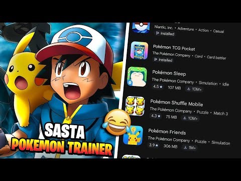 TRYING SASTA POKEMON GAME FROM PLAYSTORE!!!😂@TechnoGamerzOfficial