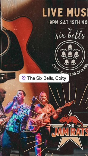 Coming this Saturday at @thesixbellscoity were going to be turning it up to 11. See you there for 9pm start #livemusic #rockmusic #coverband #classicrock #liveperformance | The Jam Rats