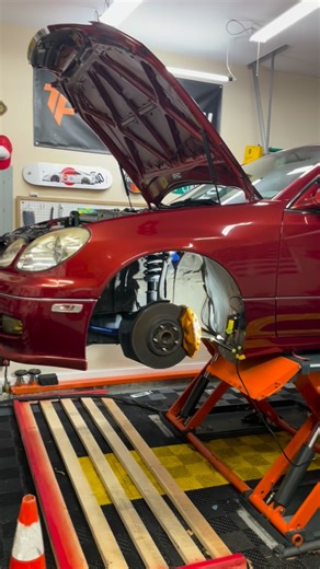 FORWARD MOMENTUM on Instagram: "Do you hear a clunk or “bang” when hitting bumps or dips in the road after lowering your IS/LS/GS? This might be the cause: UCA contact w/unibody. This video simply shows what the noise is being caused by on my car; I’ll discuss solutions in later reels. Unfortunately this is a common issue. #lexus #lookatmylexus #gs400"