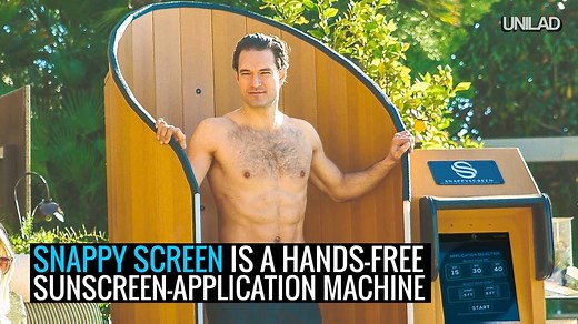 This Sunscreen-application machine could revolutionise how you sunbathe. | UNILAD Tech