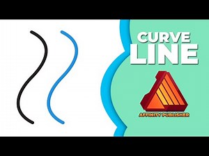 How to insert curve line in affinity publisher