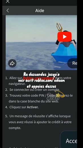 Tuto comment mettre une carte Robux sur Roblox 🫧 // #roblox#tuto#robux//