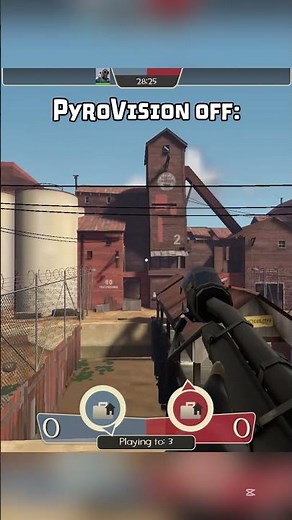 PyroVision Off vs On #tf2 #teamfortress2