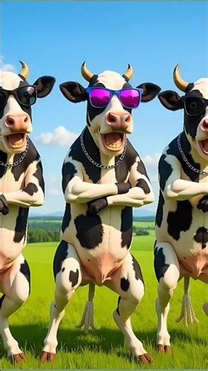 FUNNY COW DANCE 50 | Cow Song & Cow Videos 2025 | Cow dance mix |funny dancing cow moo song official