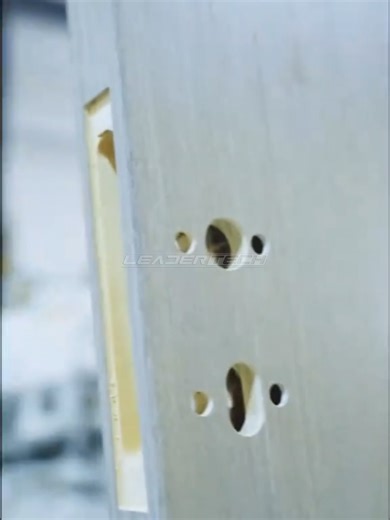 Hinge Milling Machine 3 Steps to a Perfect Lock Pocket.#Automation #PrecisionEngineering #IndustrialMachinery #ManufacturingProcess #Factory#woodworkingmachinery #woodworking #reels