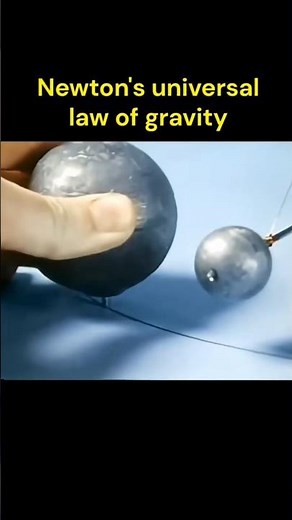 🍎 Newton’s Universal Law of Gravity Explained Visually #Physics #Gravity #Explained 📌